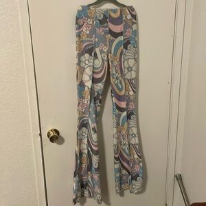 Damson Madder size 8 bell bottom leggings